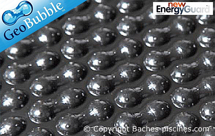 Bâche à bulles piscine GeoBubble EnergyGuard 500 microns Noire