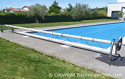 Enrouleur de bâche piscine jusqu'à 4,50m - Provence Outillage
