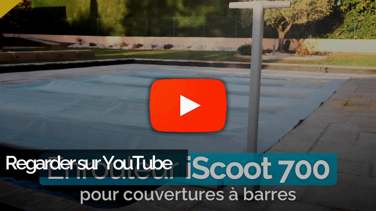 Vidéo enrouleur bache à barre piscine