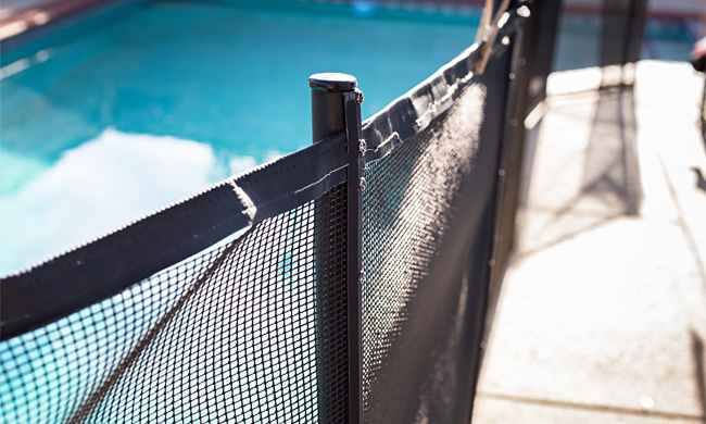 Clôture de piscine démontable et amovible de sécurité - Barrière de  protection