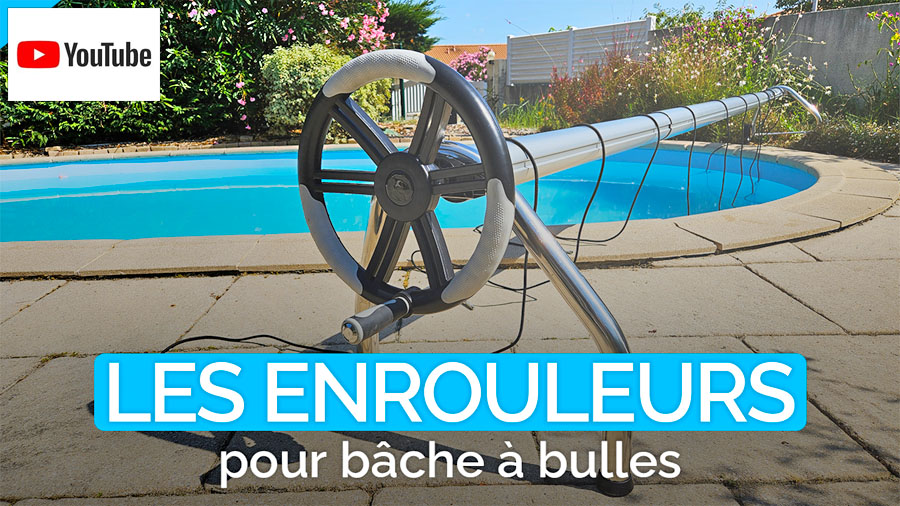 Vidéo demonstration enrouleur pour bâche à bulles