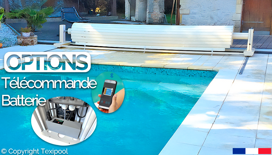 Volet roulant hors sol mobile pour piscine