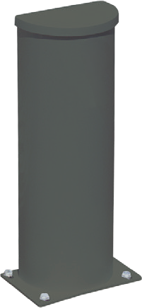 poteau gris anthracite volet