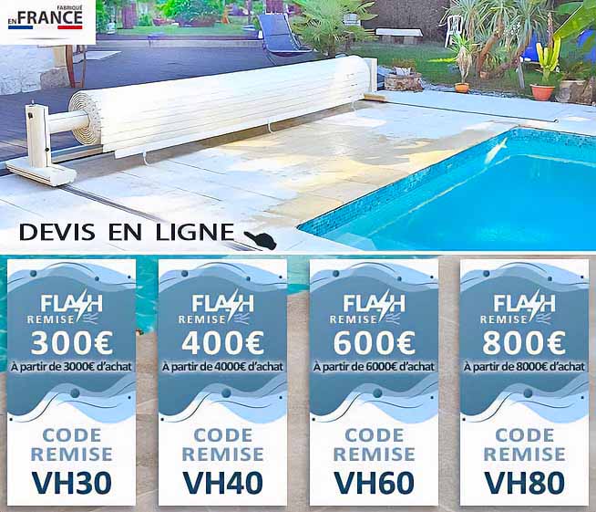 Volet automatique hors sol pour piscine